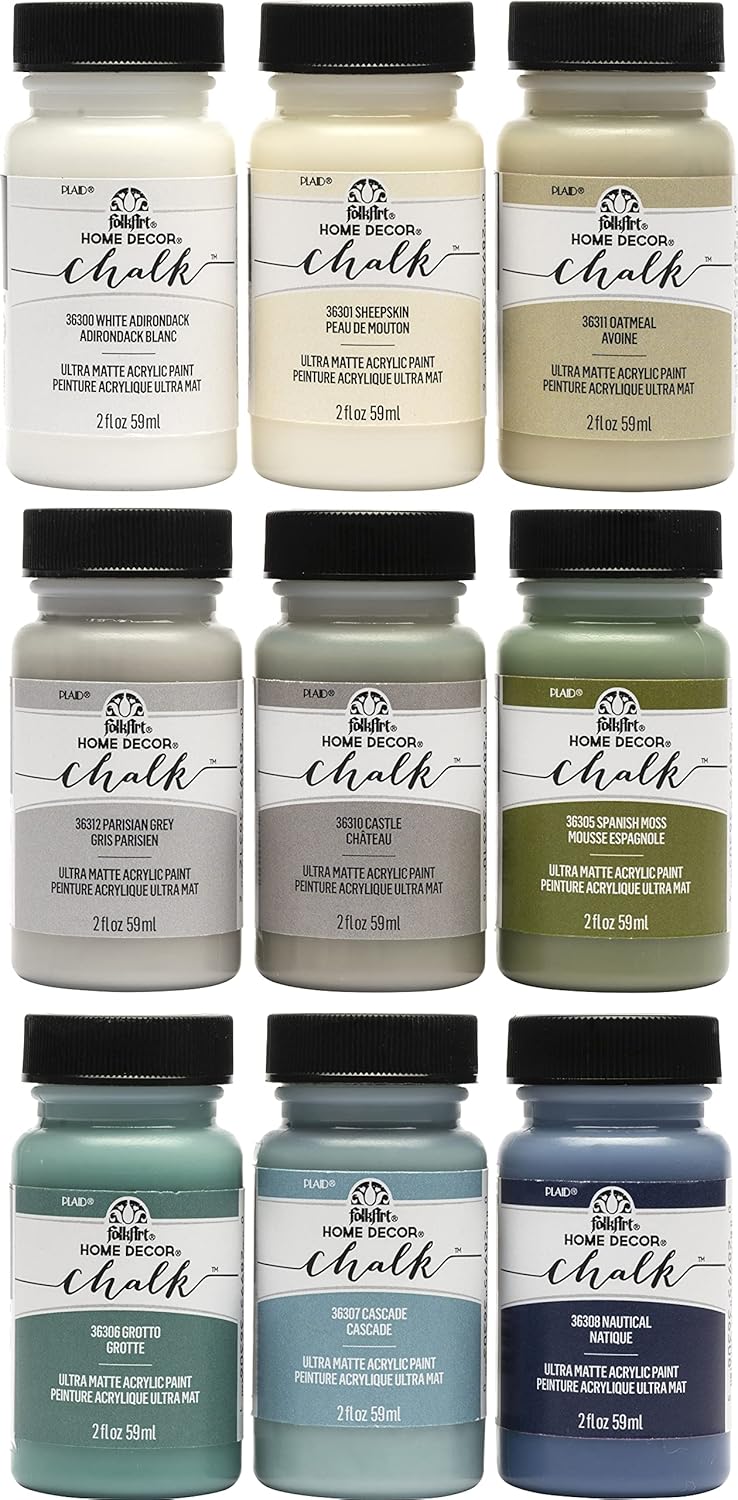 Home Décor Chalk Finish Set (9 Bottles)